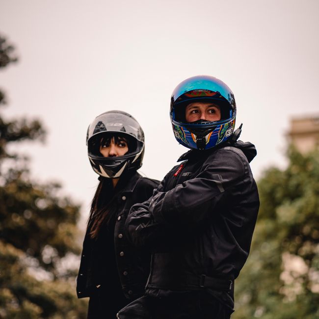 Casque de moto modulable urbain